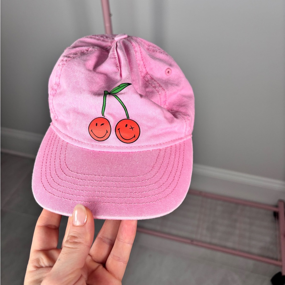 Pink Cherry Kids Hat